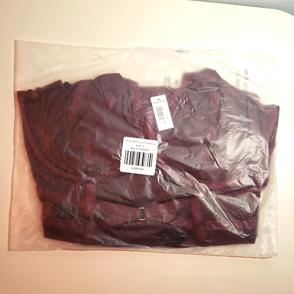 ❤️NWT VINTAGE TORRID LINGERIE BODYSUIT - WINE LACE SATIN - SHEER MESH 4X - Picture 3 of 7